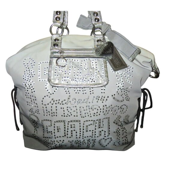 Coach Poppy Limited Edition Ombre Story Patch Spotlight Rhinestone Bag & Wallet - Picture 2 of 16